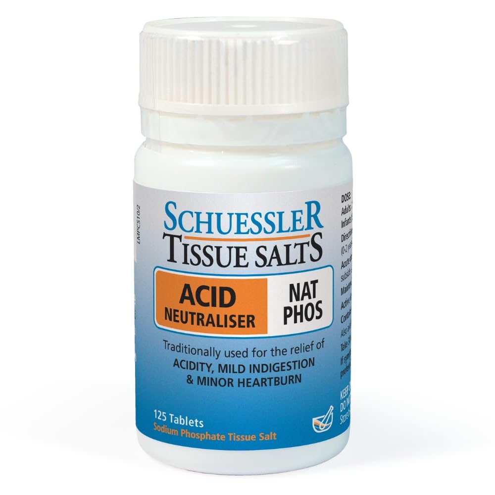 Schuessler Tissue Salts No. 10 Nat Phos 6X Cell Salts, 125 Tablets - görsel 1