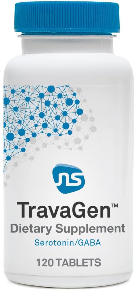 TravaGen - Emotional Balance & Stress Relief Supplement with L-Tryptophan, L-Theanine & B Vitamins - görsel 1