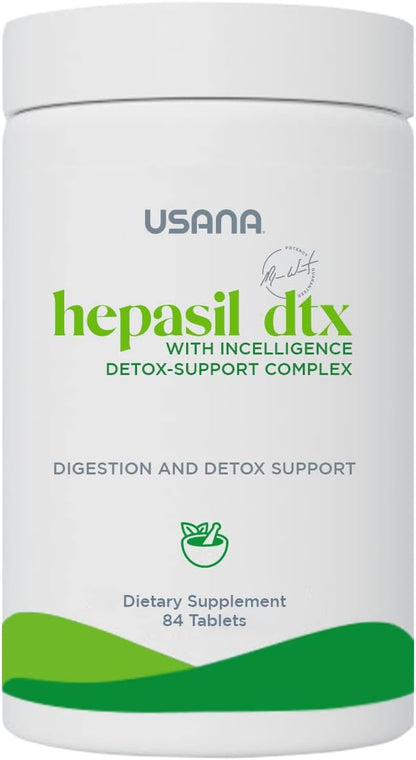 USANA Hepasil DTX with InCelligence – Liver Support Complex – 84 Tablets (28-Day Supply)
