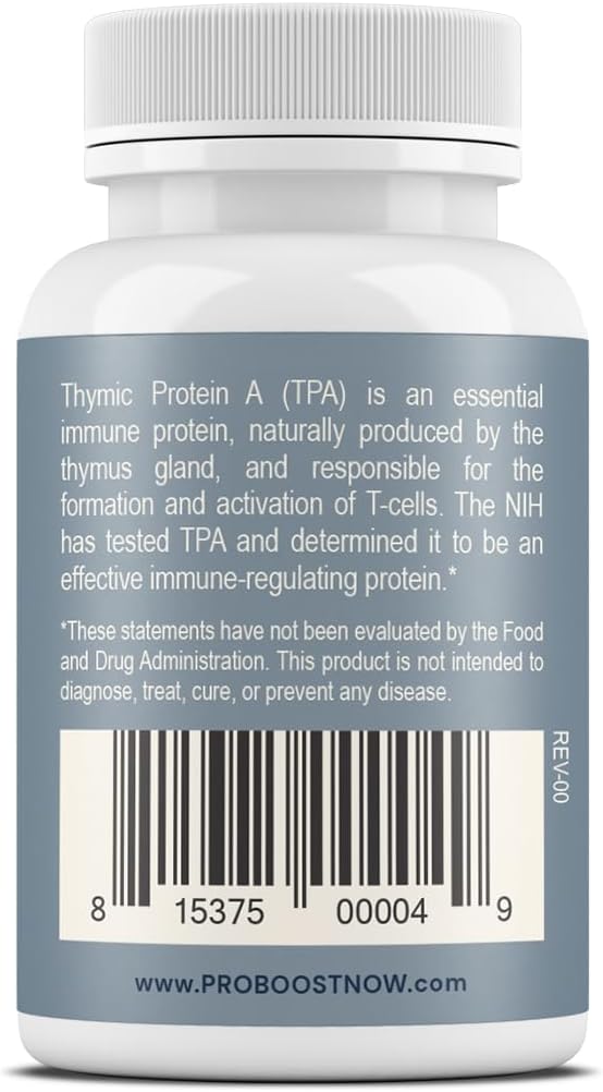 ProBoost Thymic Protein A Tablets (1 mcg TPA) – Immune Support – 30 Fast-Dissolve Sublingual Tablets - görsel 4