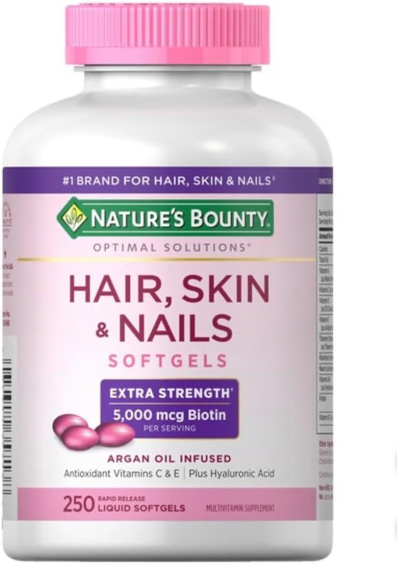 Nature's Bounty Hair, Skin and Nails, 250 Softgels (2 Pack) - görsel 1