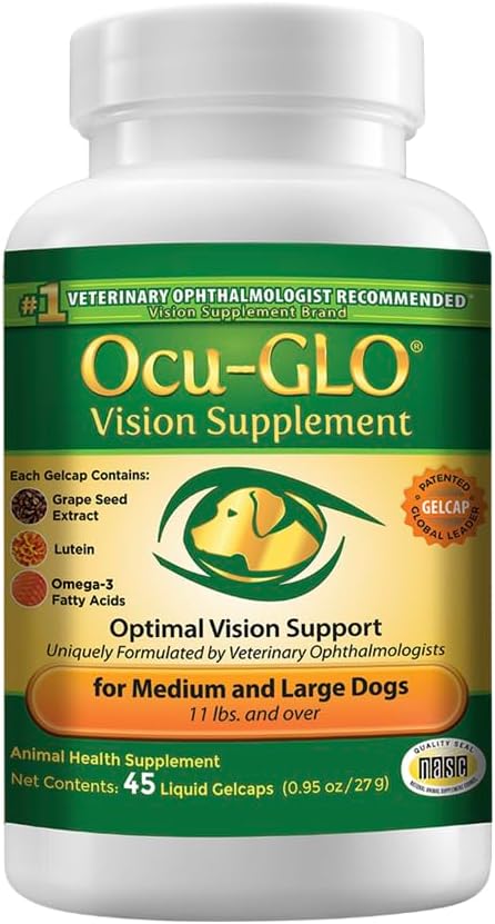 Ocu-GLO Vision Supplement for Medium to Large Dogs (45ct) - görsel 1