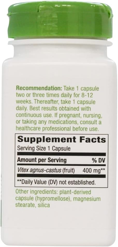 Nature's Way Vitex Fruit, 100 Veg Capsules - görsel 2