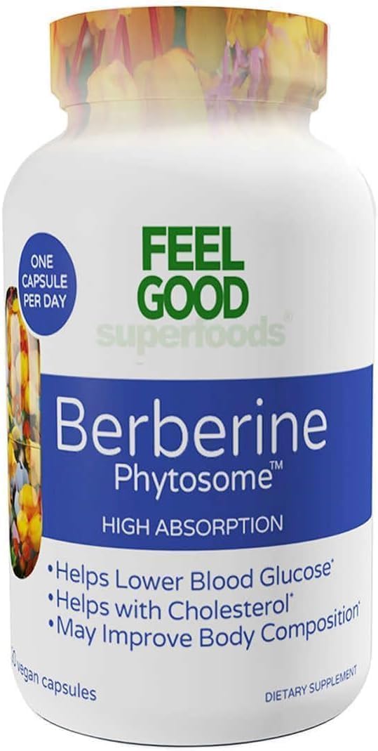 Feel Good Superfoods Berberine Phytosome, 120 Vegan Capsules - görsel 1