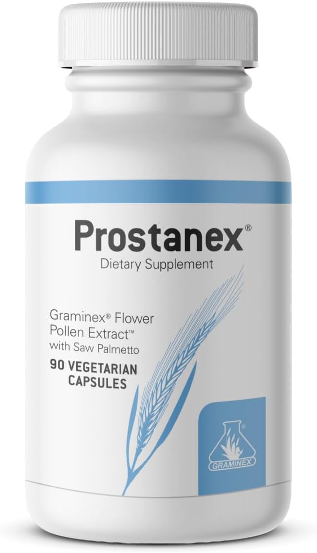 Graminex Prostanex - Prostate Support Supplement with Flower Pollen Extract and Saw Palmetto, 90 Capsules - görsel 1