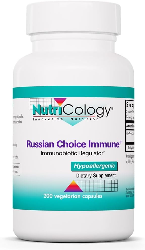 NutriCology ImmunoBiotic Pro - Postbiotic Supplement with Lactobacillus rhamnosus - Immune & Microbiome Support - 200 Capsules - görsel 1