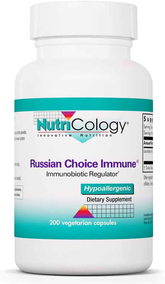 NutriCology ImmunoBiotic Pro - Postbiotic Supplement with Lactobacillus rhamnosus - Immune & Microbiome Support - 200 Capsules