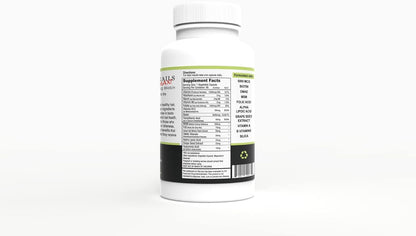 Wellgenix Purvana MAX Hair, Skin & Nails Food Supplement - 5000mcg Biotin with MSM & B-Complex, 180 Vegan Capsules (2-Pack)