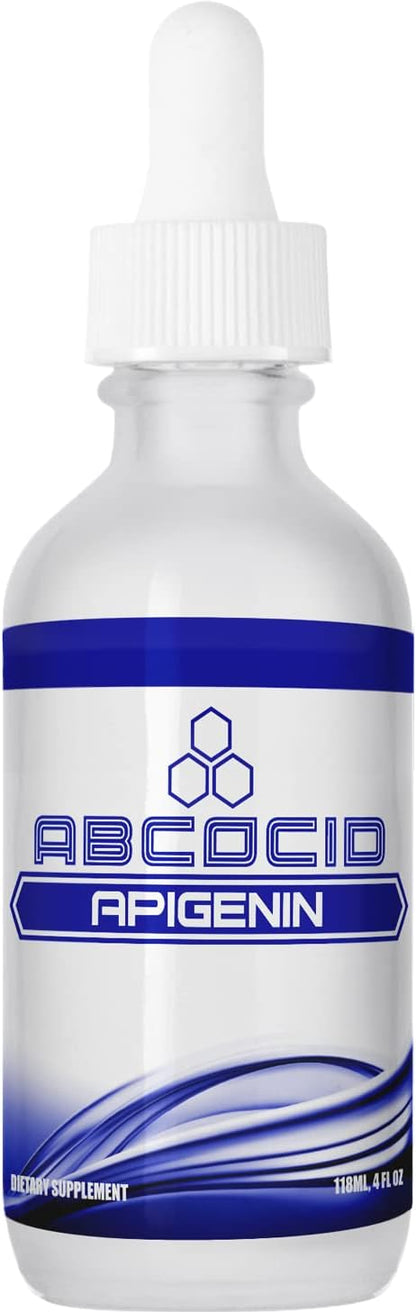 Apigenin 65 mg, 118 ml Liquid, 240 Servings, Made in USA, Rapid Absorption, High-Quality Ingredients, Non-GM, GMP Certified, Cruelty-Free
