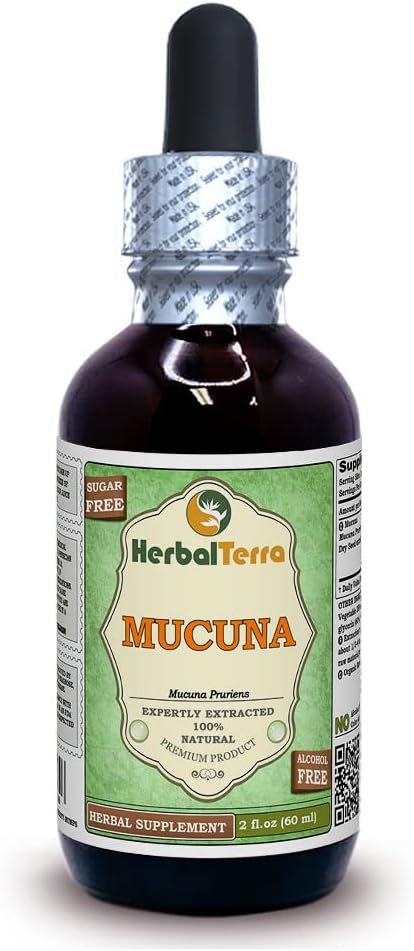 Mucuna (Mucuna Pruriens) Tincture, Dried Seeds Liquid Extract – 20 x 120 ml