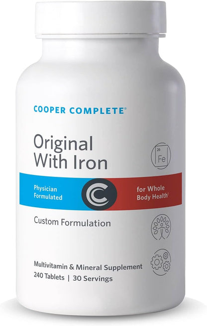 Cooper Complete Original Comprehensive Multivitamin with Iron, 90 Days