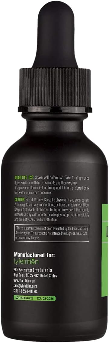 L-Ergothioneine Liquid Supplement 540 mg, 118 ml, 220 Servings - görsel 7
