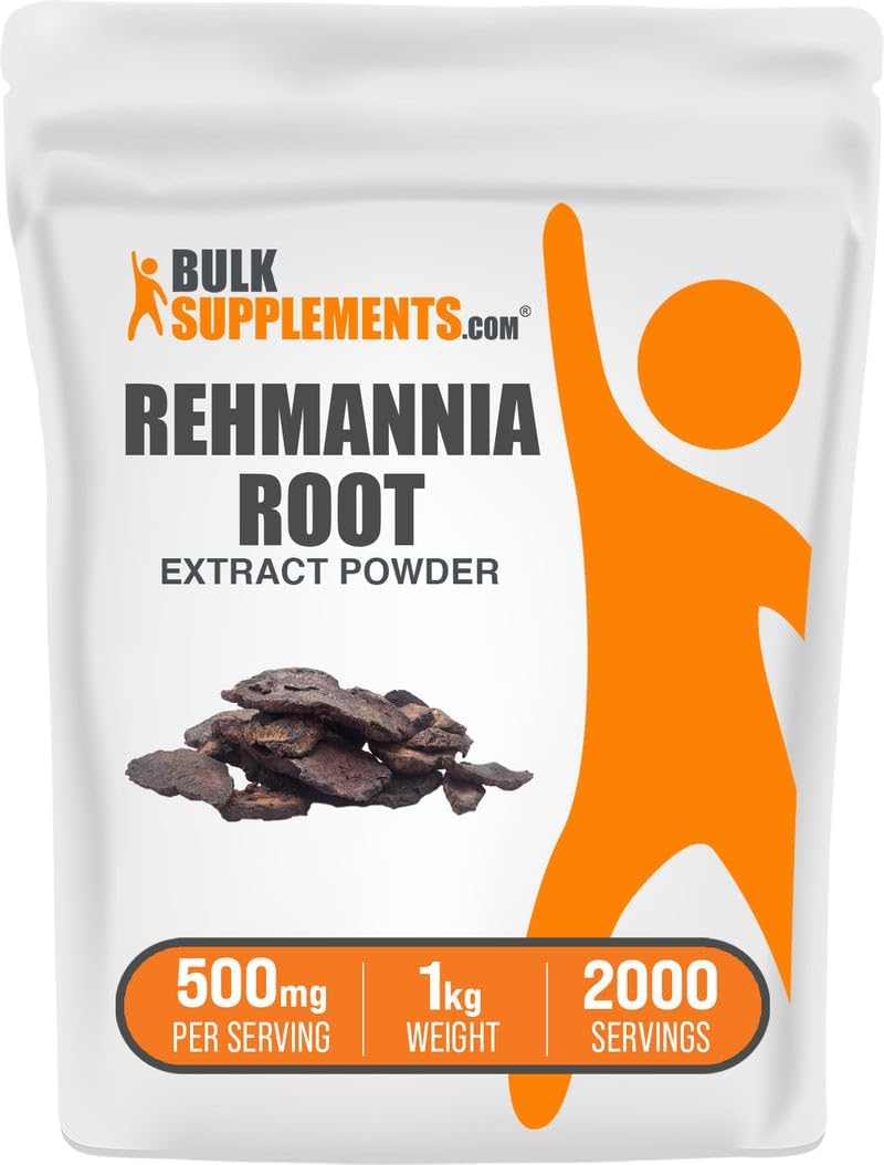 BulkSupplements.com Rehmannia Extract Powder, 100g - görsel 8