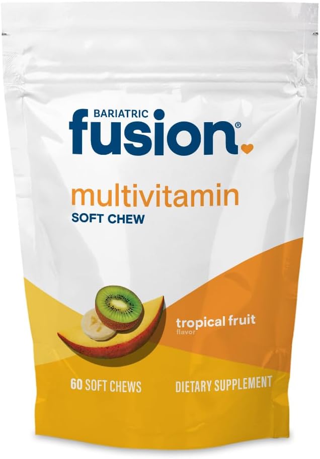 Bariatric Fusion Bariatric Multivitamin Soft Chew – Tropical Fruit – 60 Count (1 Month Supply) - görsel 1