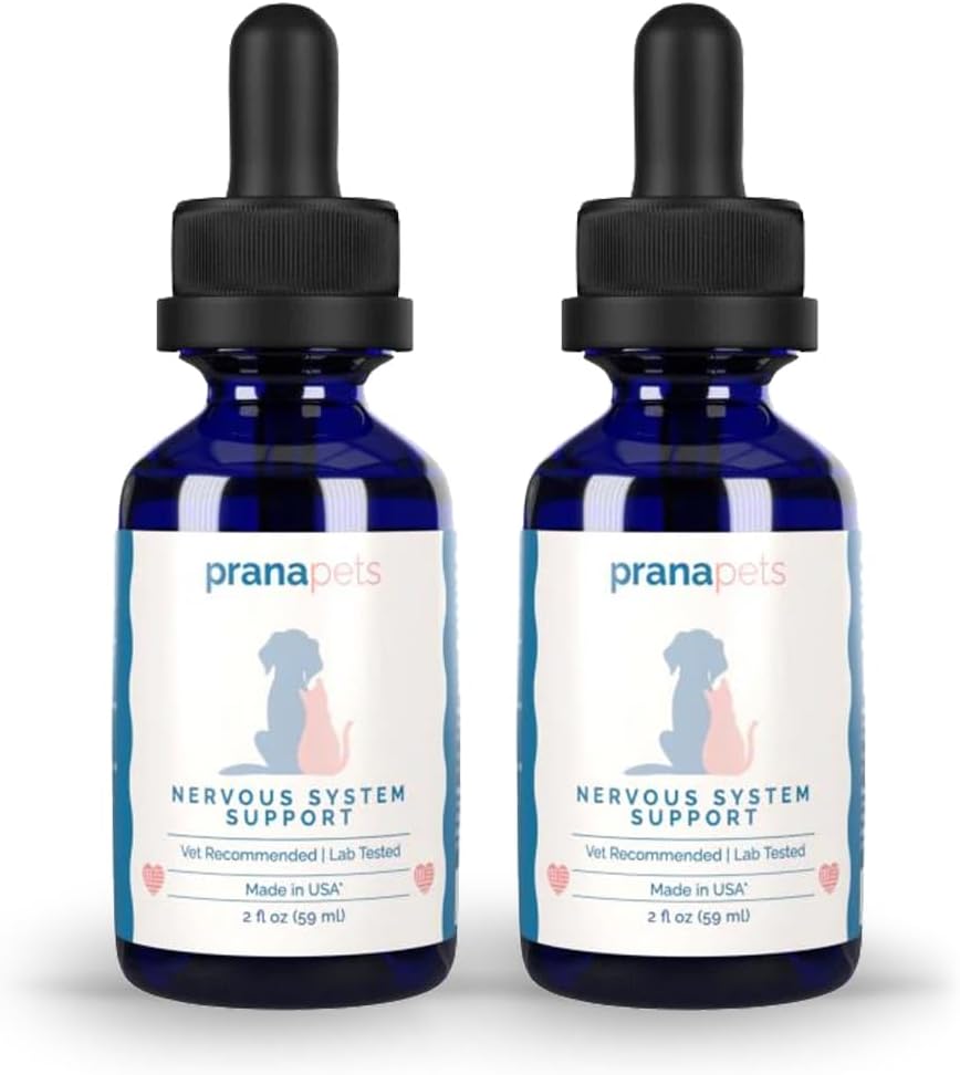 PranaPets Nervous System Support for Dogs and Cats – Herbal Formula, 2 Pack - görsel 1