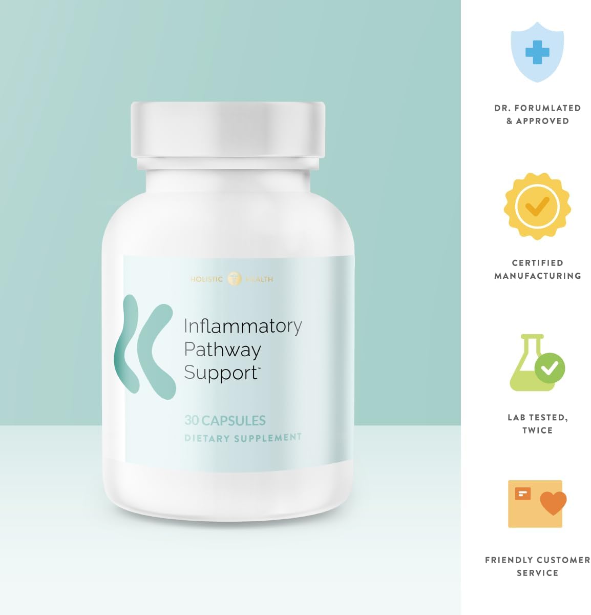 Holistic Health Inflammatory Pathway Support™ 60 Capsules - görsel 5