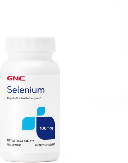 GNC Selenium 100mcg – 100 Vegetarian Tablets