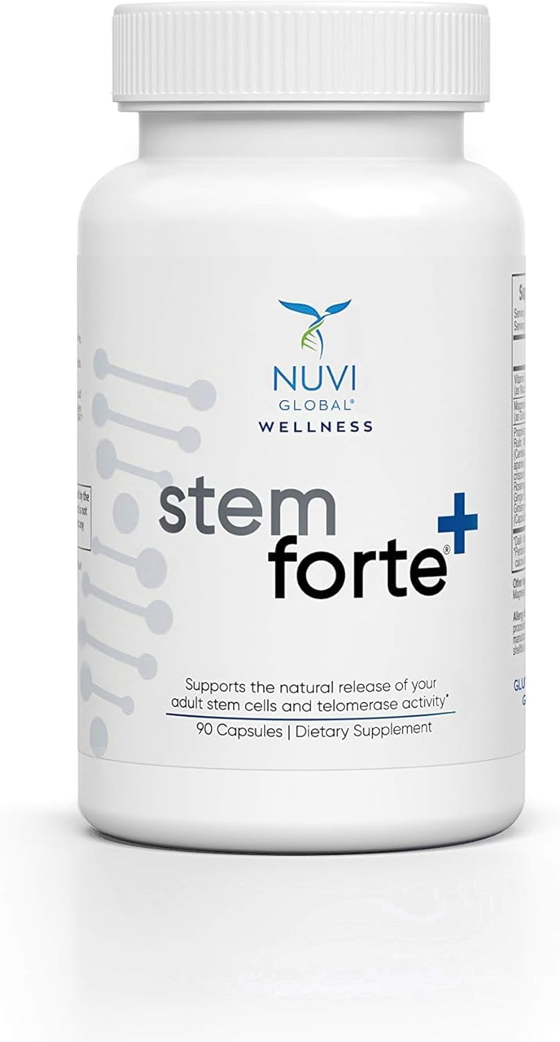 NuVi Global Stemforte Plus – Stem Cell and Telomere Supplement – 90 Capsules - görsel 4