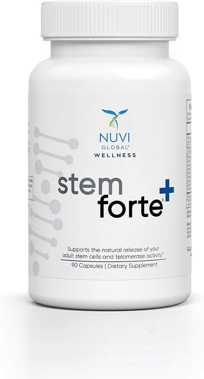 NuVi Global Stemforte Plus – Stem Cell and Telomere Supplement – 90 Capsules