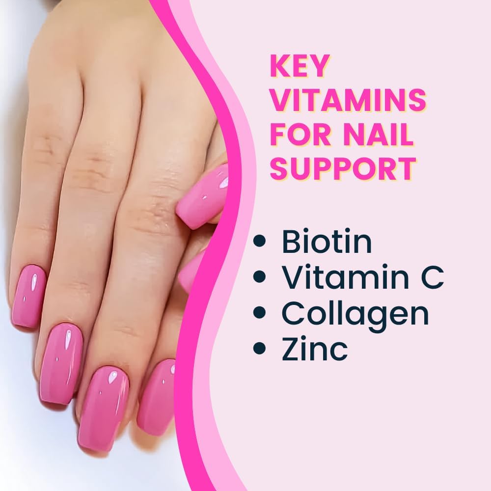 Greenfield Nutritions Halal Biotin Tablets for Adults - 5000mcg Biotin with 50mg Collagen and Minerals - 60 Tablets - görsel 6