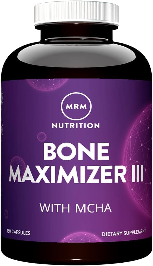 MRM Nutrition Bone Maximiser III - MCHA Calcium, Vitamin D3, K2 MK-7, Magnesium & Zinc, Bone Health Supplement for Women & Men - görsel 1