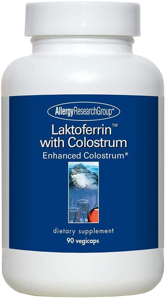 Laktoferrin with Colostrum - 90 Vegetarian Capsules - görsel 1