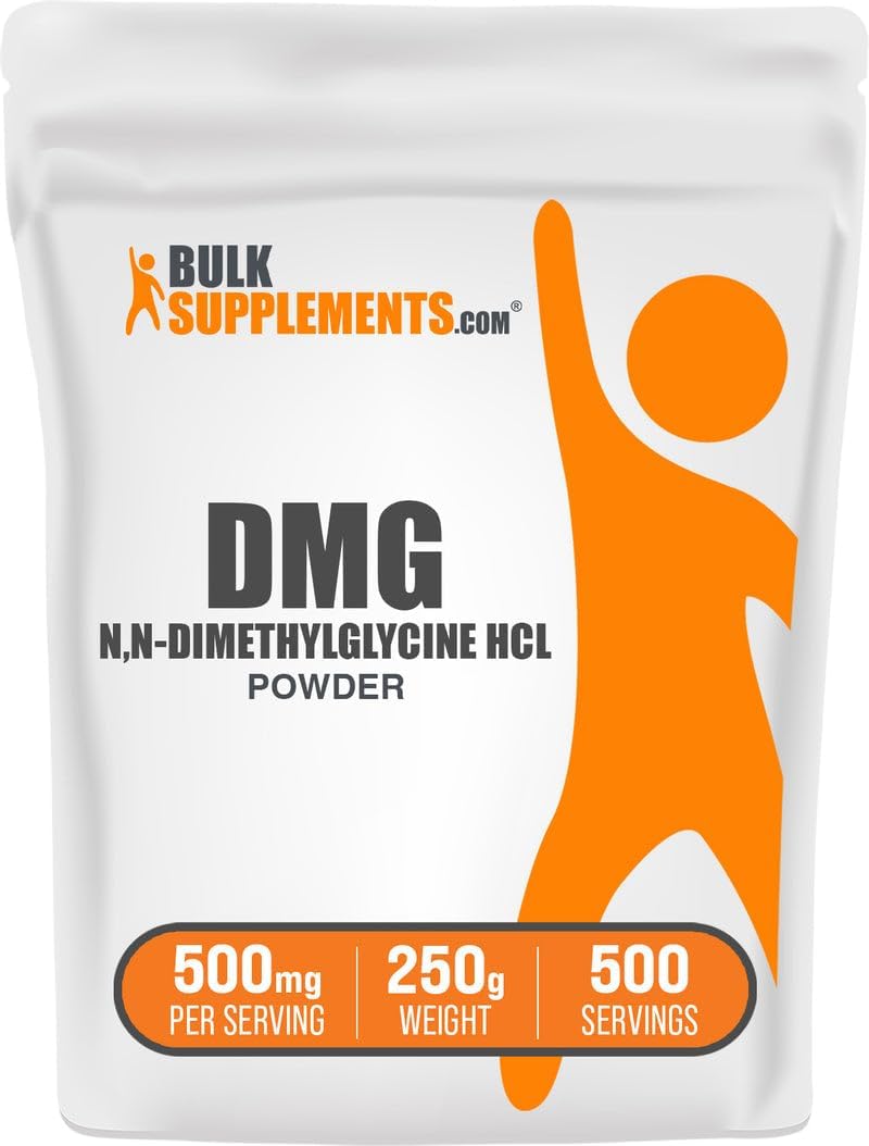 BulkSupplements.com DMG Powder - N,N-Dimethylglycine HCl, Gluten-free, 500mg per Serving, 1kg - görsel 9