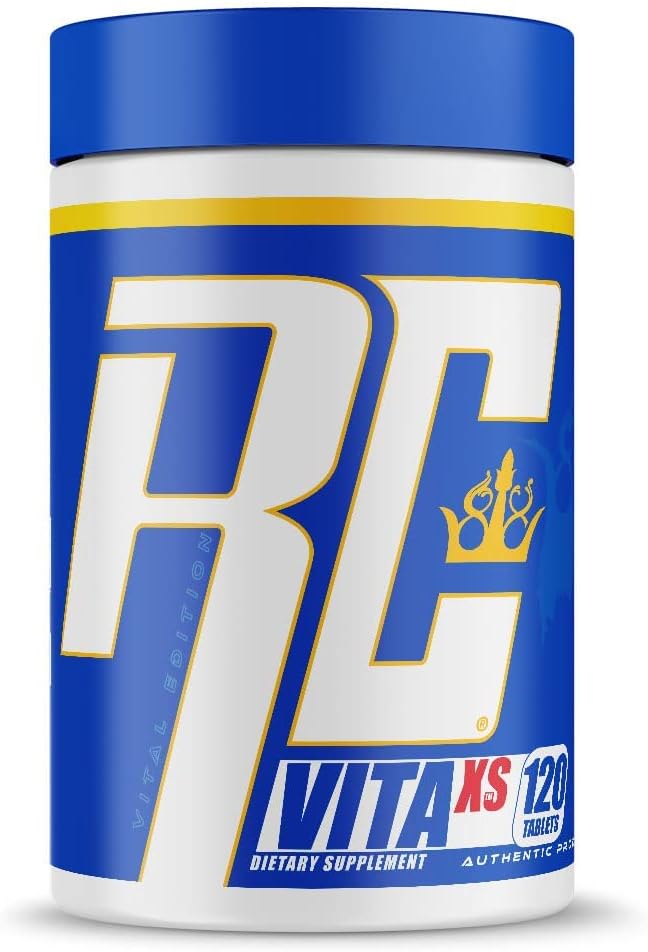 Ronnie Coleman Signature Series Vita XS Multivitamin for Men and Women, Daily Nutritional Support with B Vitamins and Minerals to Aid Workout Recovery and Overall Health, 120 Tablets, 60 Servings - görsel 1