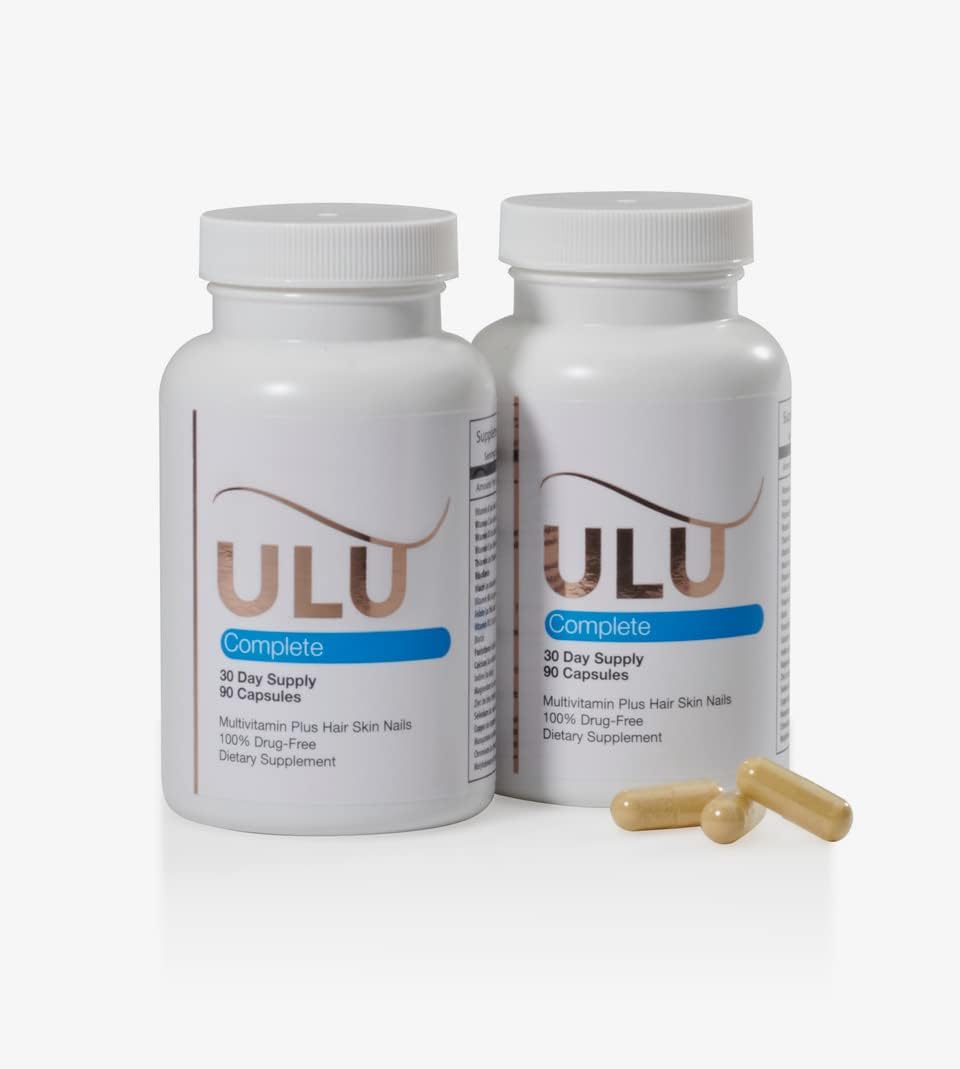 ULULIFE Complete Multivitamin for Men & Women – Hair, Nails & Skin Support with Biotin, Collagen, Keratin (180 Capsules, 60-Day Supply) - görsel 1