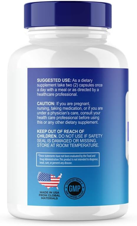 (2 Pack) Microbio Blood Booster – Natural Blood Flow Support Supplement, 120 Capsules - görsel 5