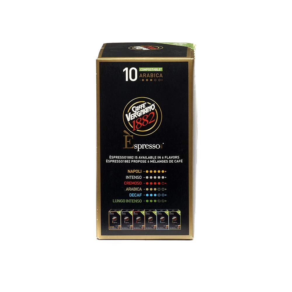 Caffè Vergnano 1882 Arabica Capsules Compatible with Original Line Nespresso Machines – 60 Capsules (6 Packs of 10) - görsel 3