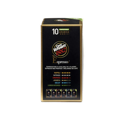 Caffè Vergnano 1882 Arabica Capsules Compatible with Original Line Nespresso Machines – 60 Capsules (6 Packs of 10)