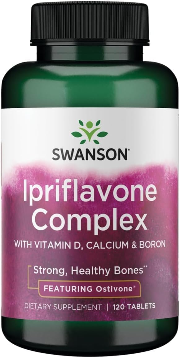 Swanson Ipriflavone Complex with Ostivone, 120 Tablets - görsel 1