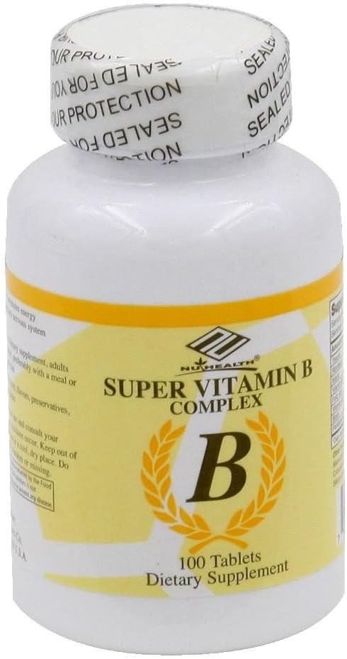 NuHealth Vitamin B Complex, 100 Softgels - görsel 1