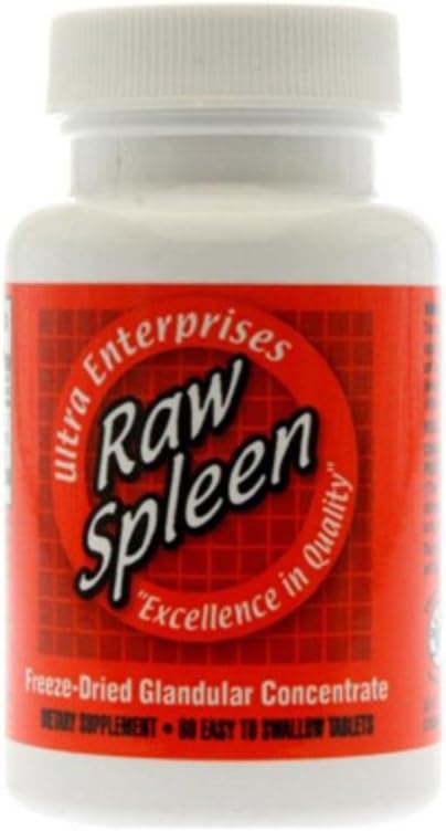 Ultra Glandulars Raw Spleen 200mg, 60 Tablets - görsel 1