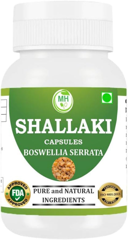 Morsan's Shallaki (Boswellia serrata) Capsules – 500 mg, 120 Capsules (Pack of 2)
