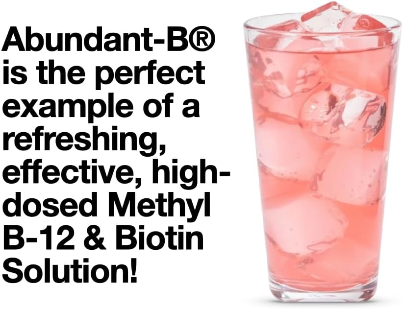 Sufficient-C Abundant-B High-Dose Methyl B-12 and Biotin Pink Lemonade Energy Drink Mix - görsel 4
