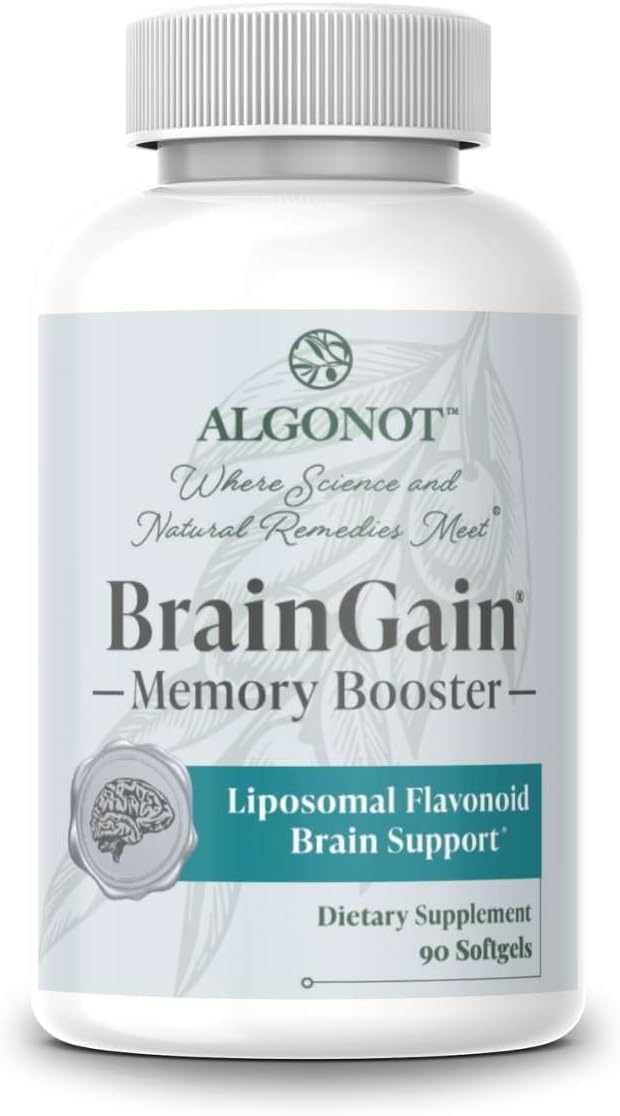 BrainGain, Luteolin & Key Ingredients with EVOO - Dietary Supplement - görsel 1