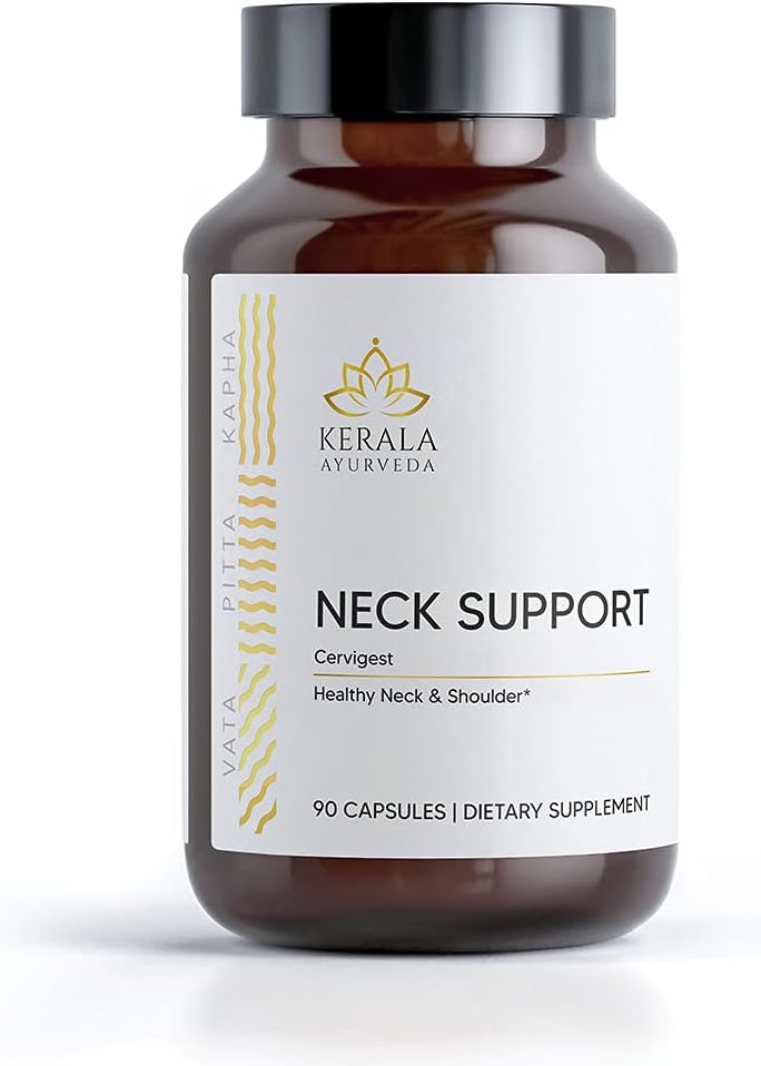 Kerala Ayurveda Neck Support Herbal Capsules - Ayurvedic Support for Neck, Shoulders, and Upper Back, 90 Capsules - görsel 1