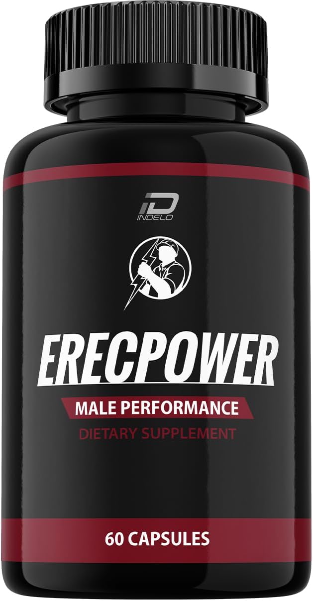 Erecpower Capsules for Men - Advanced Formula Food Supplement (60 Capsules) - görsel 1