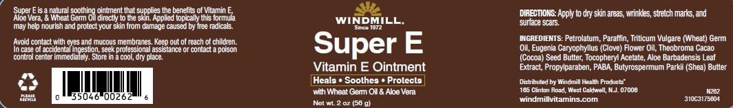 Windmill Super Vitamin E Ointment (Pack of 1) - görsel 2