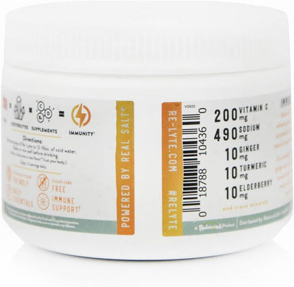 REDMOND Re-Lyte Immunity Multivitamin Food Supplement Mix (Pineapple Orange)