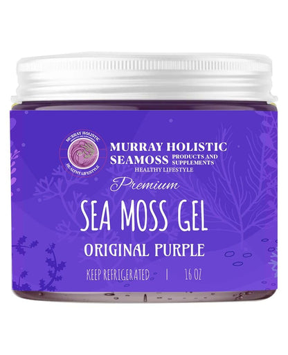 Organic Raw Purple Chondrus Crispus (Irish Moss) Sea Moss Gel - 227 g