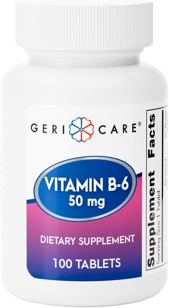 GeriCare Vitamin B6 100mg, 100 Tablets - görsel 10