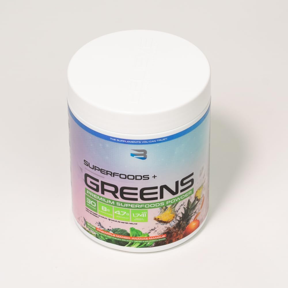Believe Supplements Superfoods+Greens – Superfood Blend | Boost Energy, Immunity, and Digestion | Rich in Antioxidants & Essential Nutrients! (Pineapple Mango) - görsel 7