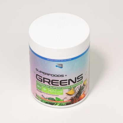 Believe Supplements Superfoods+Greens – Superfood Blend | Boost Energy, Immunity, and Digestion | Rich in Antioxidants & Essential Nutrients! (Pineapple Mango)