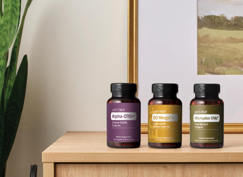 doTERRA Lifelong Vitality Pack - Alpha CRS+, xEO Mega, and Microplex VMz - görsel 2