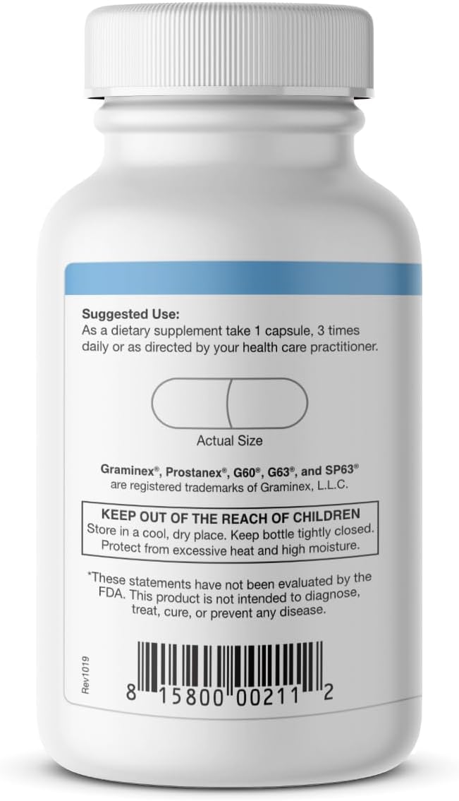 Graminex Prostanex - Prostate Support Supplement with Flower Pollen Extract and Saw Palmetto, 90 Capsules - görsel 2