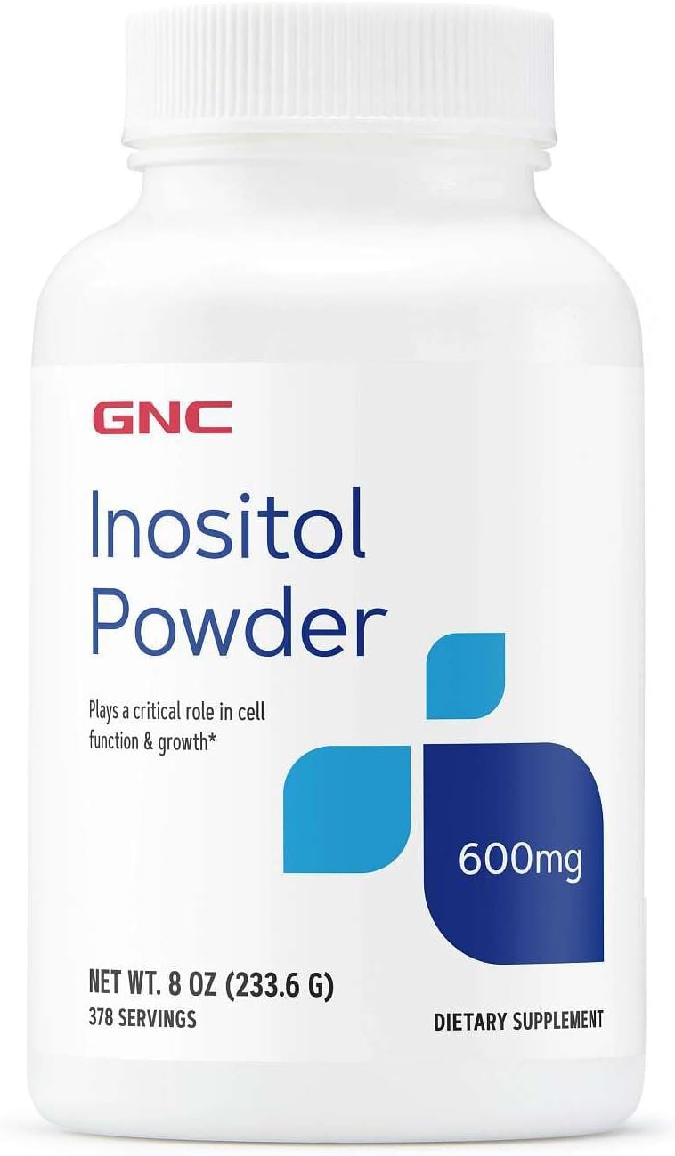 GNC Inositol Powder 600mg, Plays Critical Role in Cell Function and Growth, 93 Servings - görsel 3