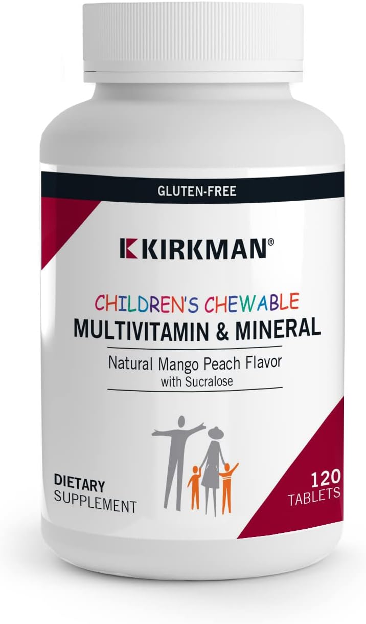 Kirkman Children's Chewable Multivitamin & Mineral Wafers | 120 Wafers - görsel 1